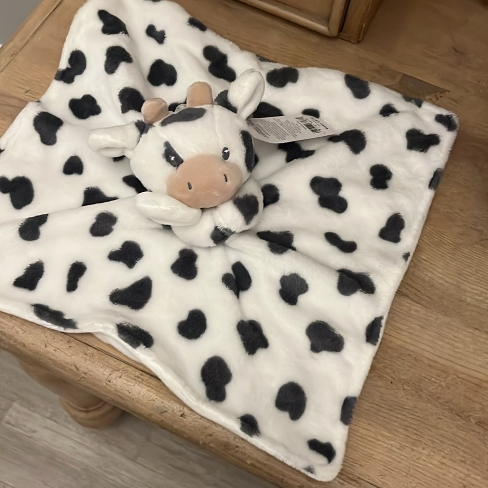 Carter’s Cow Baby Lovey Security Blanket NWT Polka Dot - Picture 3 of 11